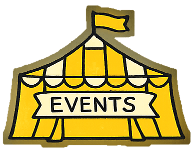 Hand-drawn events sector icon